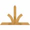 Ekena Millwork Richland Rough Sawn Timber Gable Bracket, Western Red Cedar, 48"W x 32"H x 2"D x 4"F, 16/12 Pitch GBW048X32X0204RIC00RWR - alternate 1